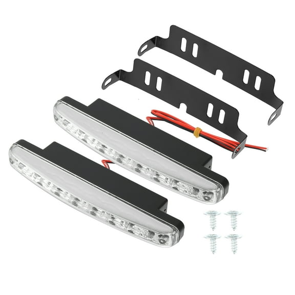 Unique Bargains 2x Car Driving Universal 12V Fog Daytime Running Lights Work Lamp