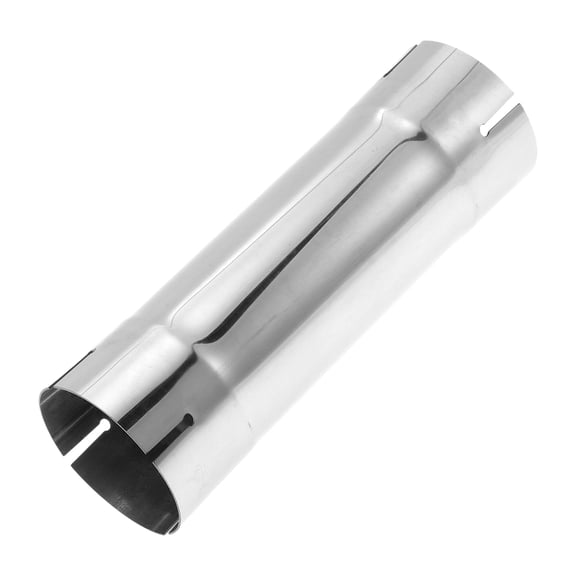 Unique Bargains 3.2" OD 10"Long Straight Exhaust Pipe Tube DIY Custom Car Modified Tubing Piping