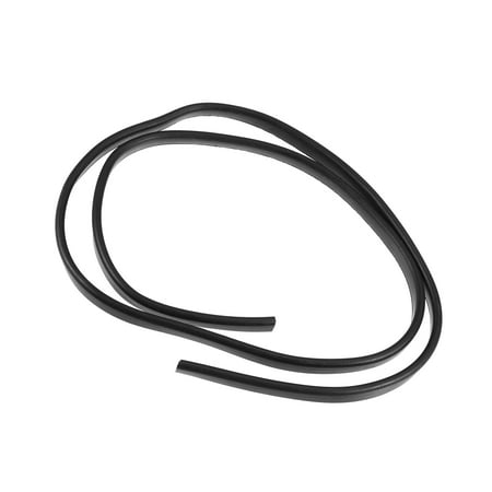 Unique Bargains 3.28ft 1 Meter Universal Car Rubber Weather Waterproof Strip Seal Edge Protector 9x4mm Black