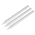 thumbnail image 1 of Unique Bargains 3.4x67mm Soldering Iron Tip Replacement Solder Conical Tip 30W Silver 3Pcs, 1 of 4
