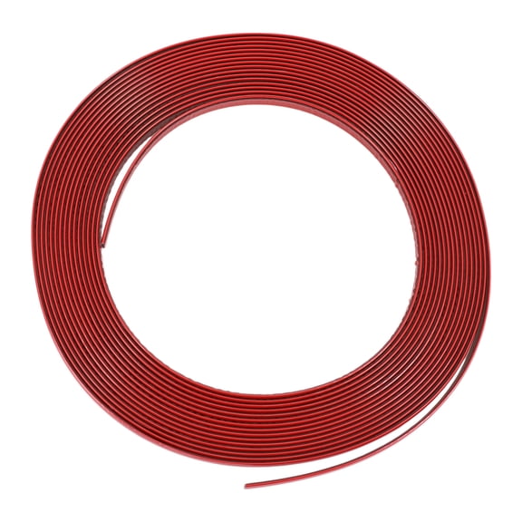 Unique Bargains 3/5" 15mm Width 33Ft 1000cm Length Window Trim Strip Kit Red