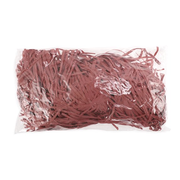 Unique Bargains 3.53 oz Raffia Grass Filler 1Pc Wine Red