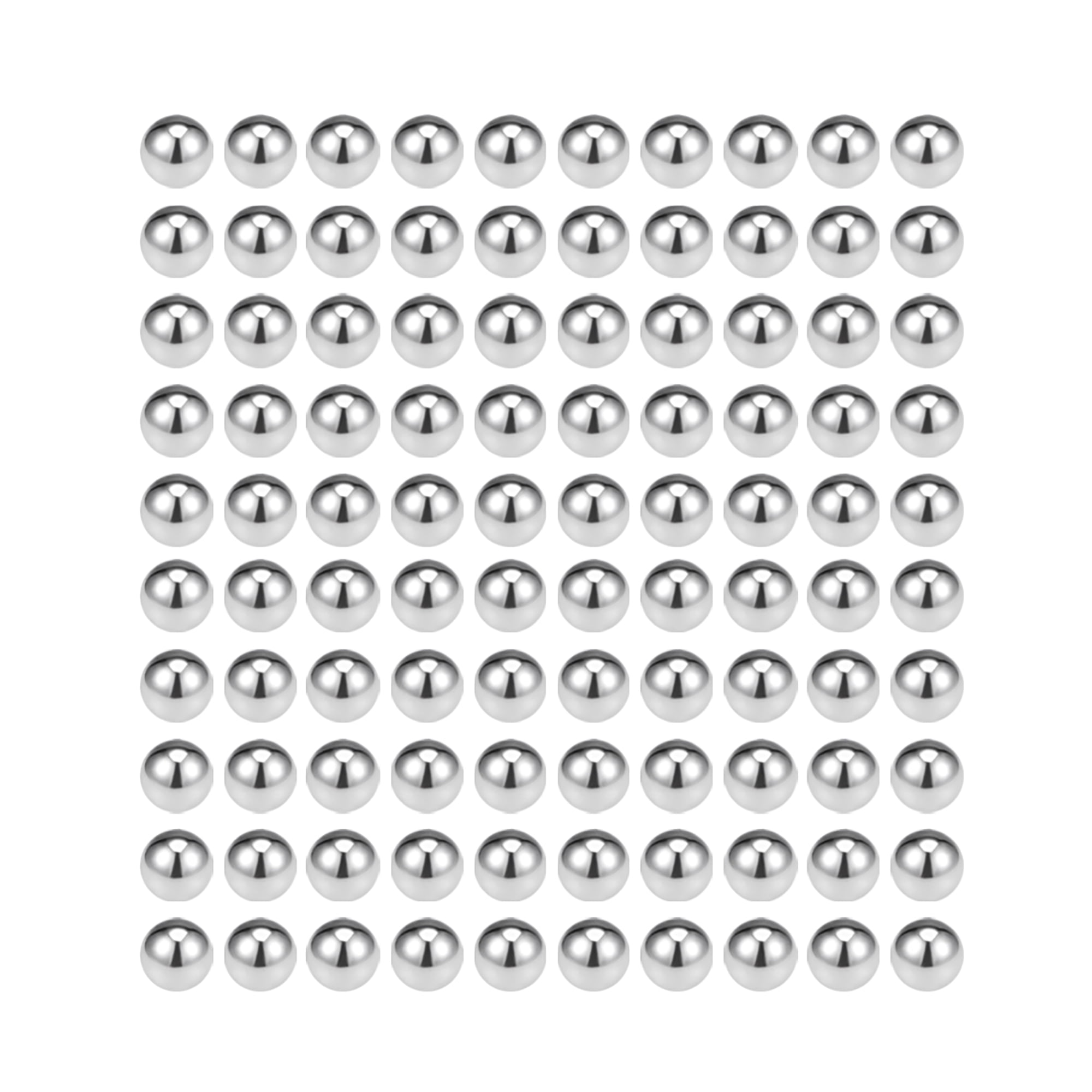 50 PCS 6mm (0.24”) 304 Stainless Steel Bearing Balls – G100 Precision, For DIY, Repair, Sliders, And Mechanisms