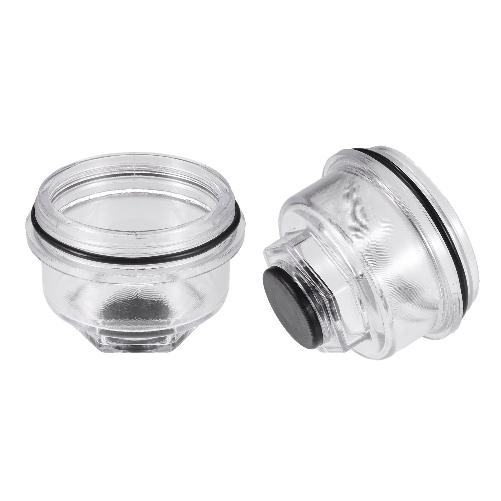 Unique Bargains 3.75 Inch Trailer Oil Cap Kit for AL/KO 10000 or 12000 Oil Clear 2Pcs