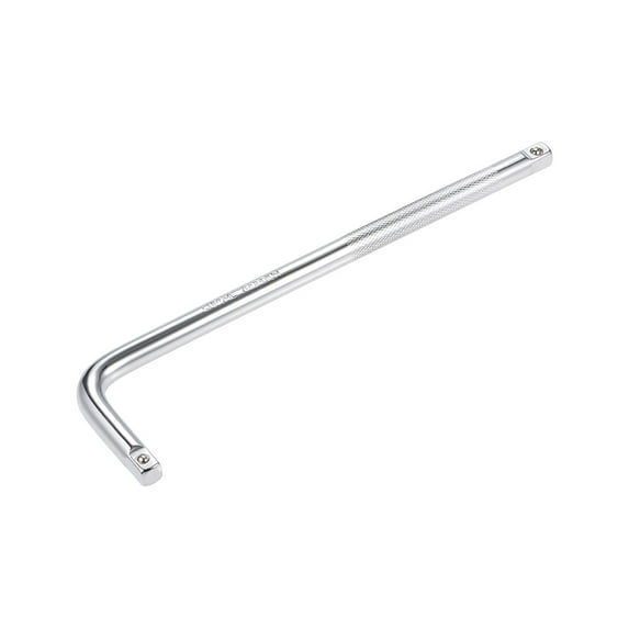 Unique Bargains 3/8" Drive Socket Breaker L Shape Extension Bar Wrench, CR-V Steel