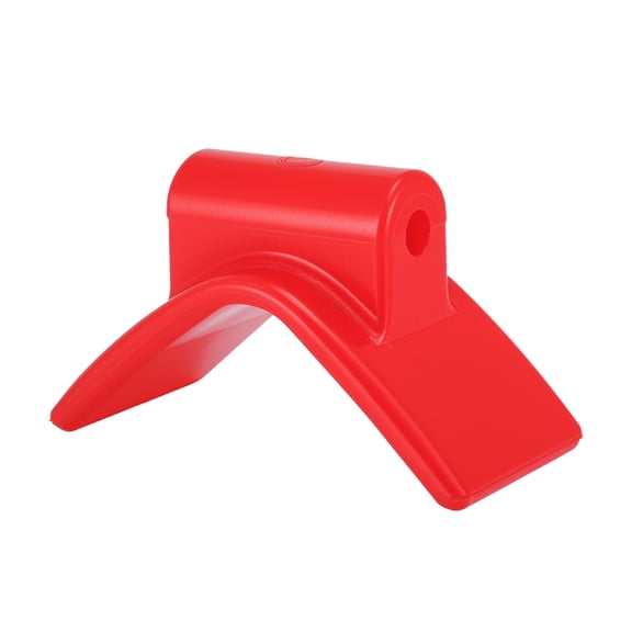 Unique Bargains 3" Boat Trailer V Bow Stop, 1/2" Shaft V Shape Boat Trailer Roller Bow Stop, Durable Polyurethane for Smooth Support, Red