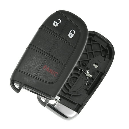 Unique Bargains 3 Button Replacement Key Fob Case Keyless Entry Remote Key Shell for Jeep Compass Renegade 2017-2019 M3N-40821302