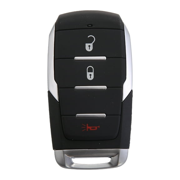 Unique Bargains 3 Button Remote Control Key Case Shell Keyless Entry Housing Replacement Black for Ram 1500 2019-2021