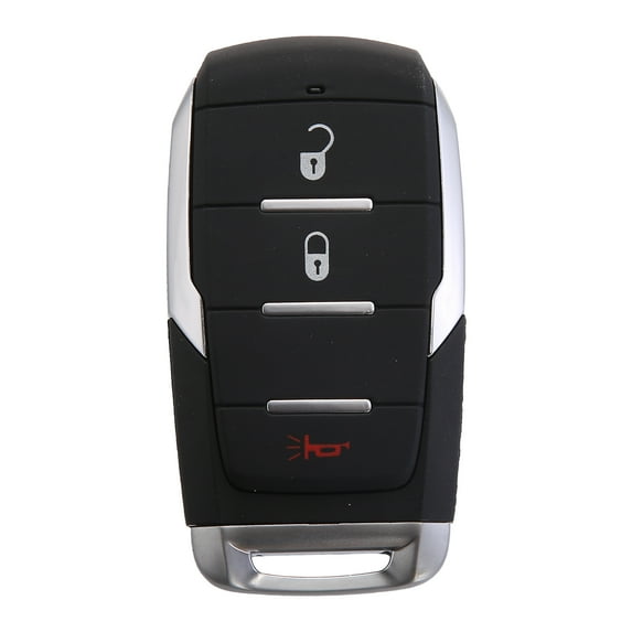 Unique Bargains 3 Button Remote Control Key Case Shell Keyless Entry Housing Replacement Black for Ram 1500 2019-2021