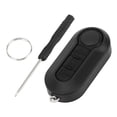 thumbnail image 1 of Unique Bargains 3 Buttons Keyless Entry Remote Fob Key Shell Case for Fiat Ducato Doblo 500, 1 of 7