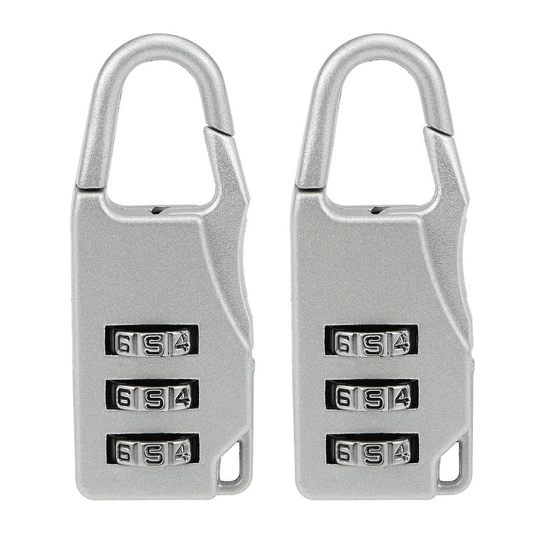 PuthaK Padlock 3 Digit Combination Lock (Pack of 3) Combination