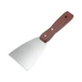 thumbnail image 1 of Unique Bargains 3 Inches Stainless Steel-Blade with Wooden Handle Putty Paint Scraper, 1 of 4