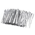 thumbnail image 1 of Unique Bargains 3" Metallic Twist Ties DIY Craft for Bags Silver 1000pcs, 1 of 5