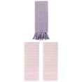 thumbnail image 1 of Unique Bargains 3 Pack Cotton Bathroom Hand Towels 14" x 30" Purple/Pink, 1 of 5