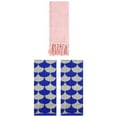 thumbnail image 1 of Unique Bargains 3 Pack Cotton Geometric Solid Hand Towel Pink/Blue 14"x30"/13"x29", 1 of 5