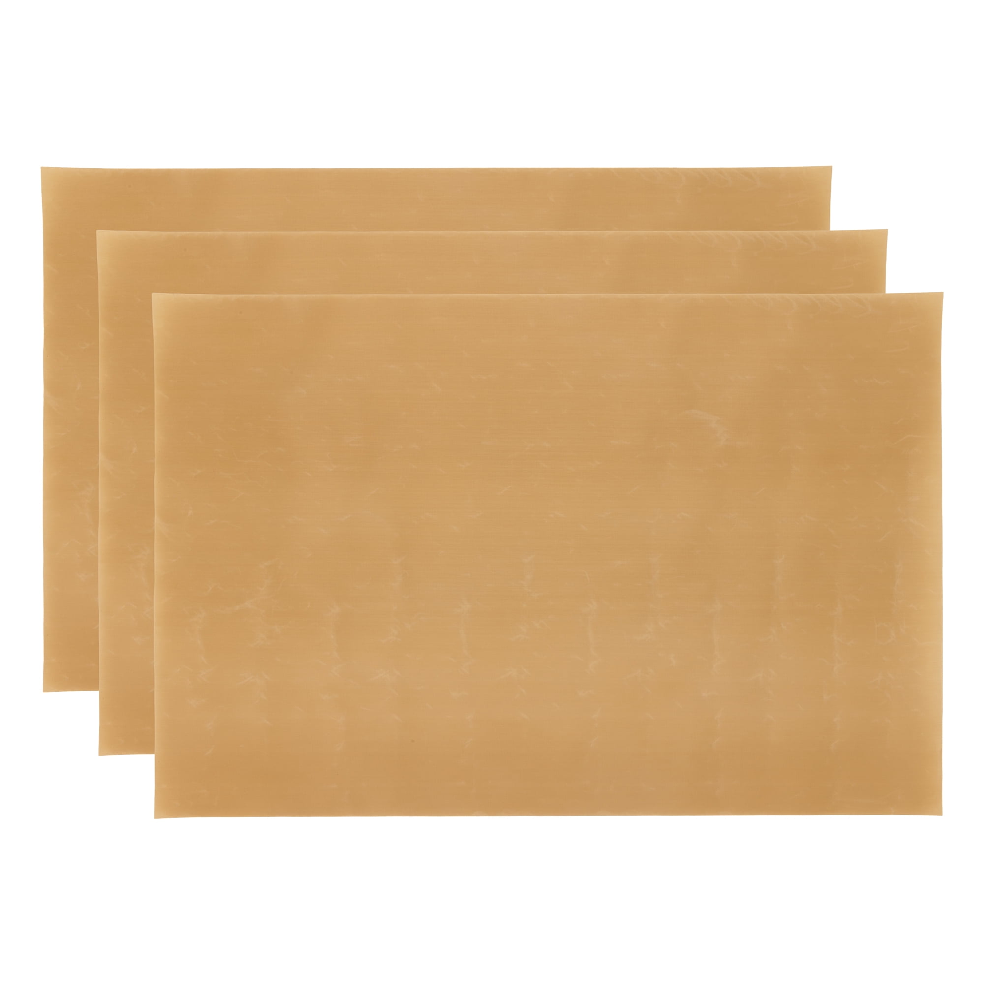 Unique Bargains 3 Pack Silicone Oven Liner for Electric Oven and Grill Brown 15.7"x23.6"