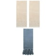 thumbnail image 1 of Unique Bargains 3 Pack Solid Cotton Bathroom Hand Towel 14" x 30" Blue/Light Brown, 1 of 5