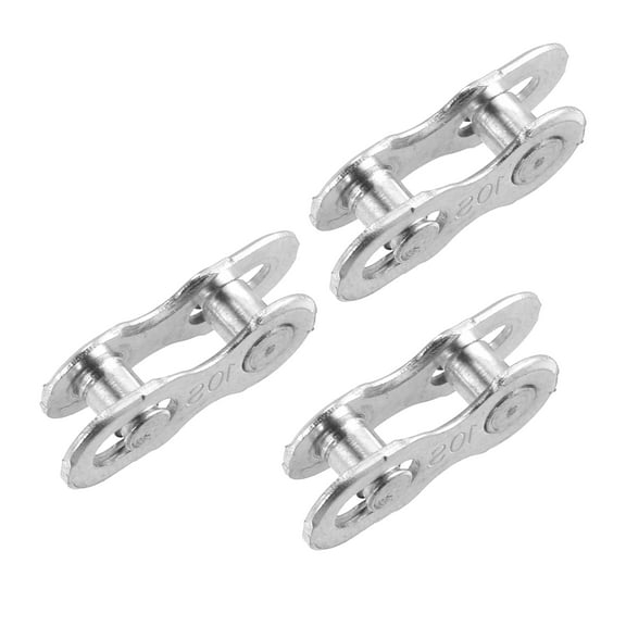 Unique Bargains 3 Pair 10 Speed Master Chain Link Connectors Bicycle Bike Reusable Speed Chain Link Silver Tone