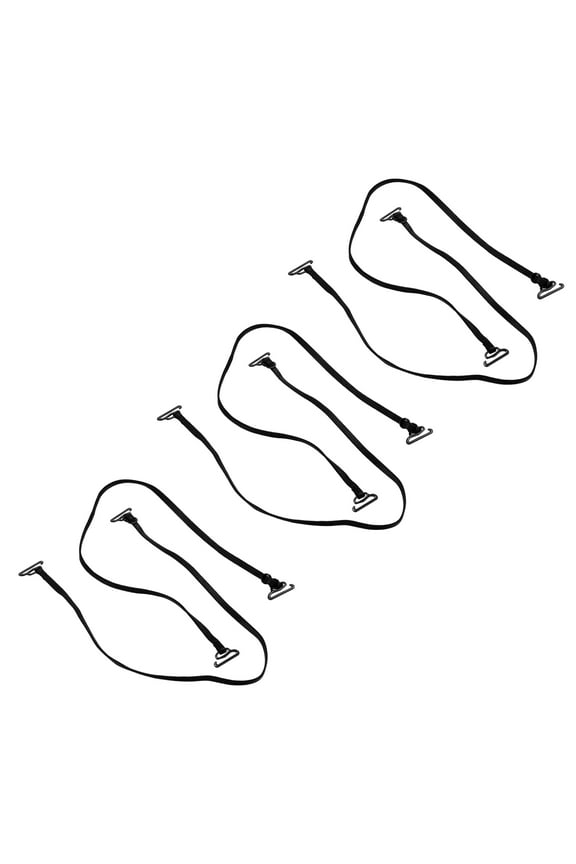 3 Pair Fine Shoulder Straps Bra Strap Adjustable Shoulder Belt Elastic Female Bra Straps Black