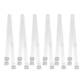 thumbnail image 1 of Unique Bargains 3 Pair Non-Slip Adjustable Invisible Clear Bra Shoulder Strap with Stainless Steel Hook Transparent 12mm, 1 of 6