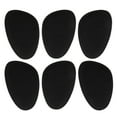 thumbnail image 1 of Unique Bargains 3 Pairs Soft Bottom Anti-slip Round Head Forefoot Insole Pads Black, 1 of 5