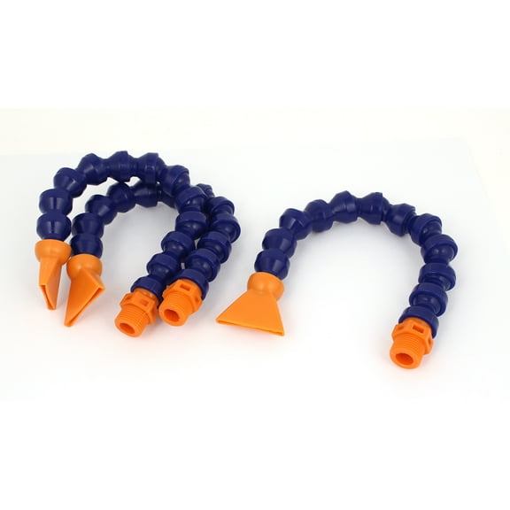 Unique Bargains 3 Pcs 1/2BSP Adjustable Flexible Flat Nozzle Water Cooling Oil Coolant Pipe Hose