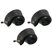 Unique Bargains 3 Pcs Bike Inner Tire Tube Rubber 45mm Long US Bent Valve Bicycle MTB Inner Tubes 14" x2.125"