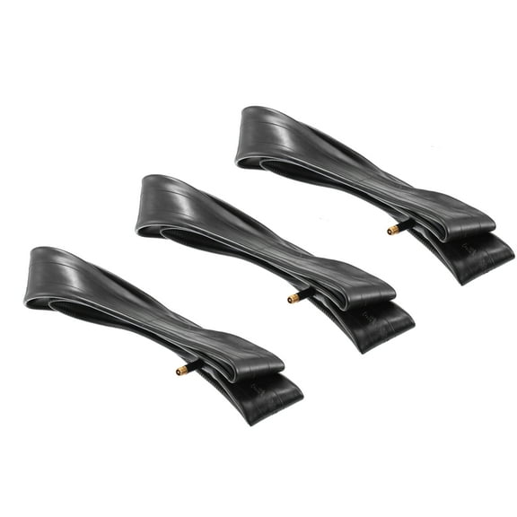 Unique Bargains 3 Pcs Bike Inner Tube Rubber Long Straight Valve Bicycle MTB Inner Tire Tubes 16*2.125/2.4
