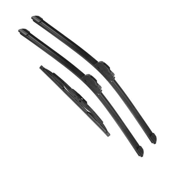 Unique Bargains 3 Pcs 21" 21" 11" Front Rear Windshield Wiper Blade Set for Jeep Grand Cherokee with J / U Hook Black