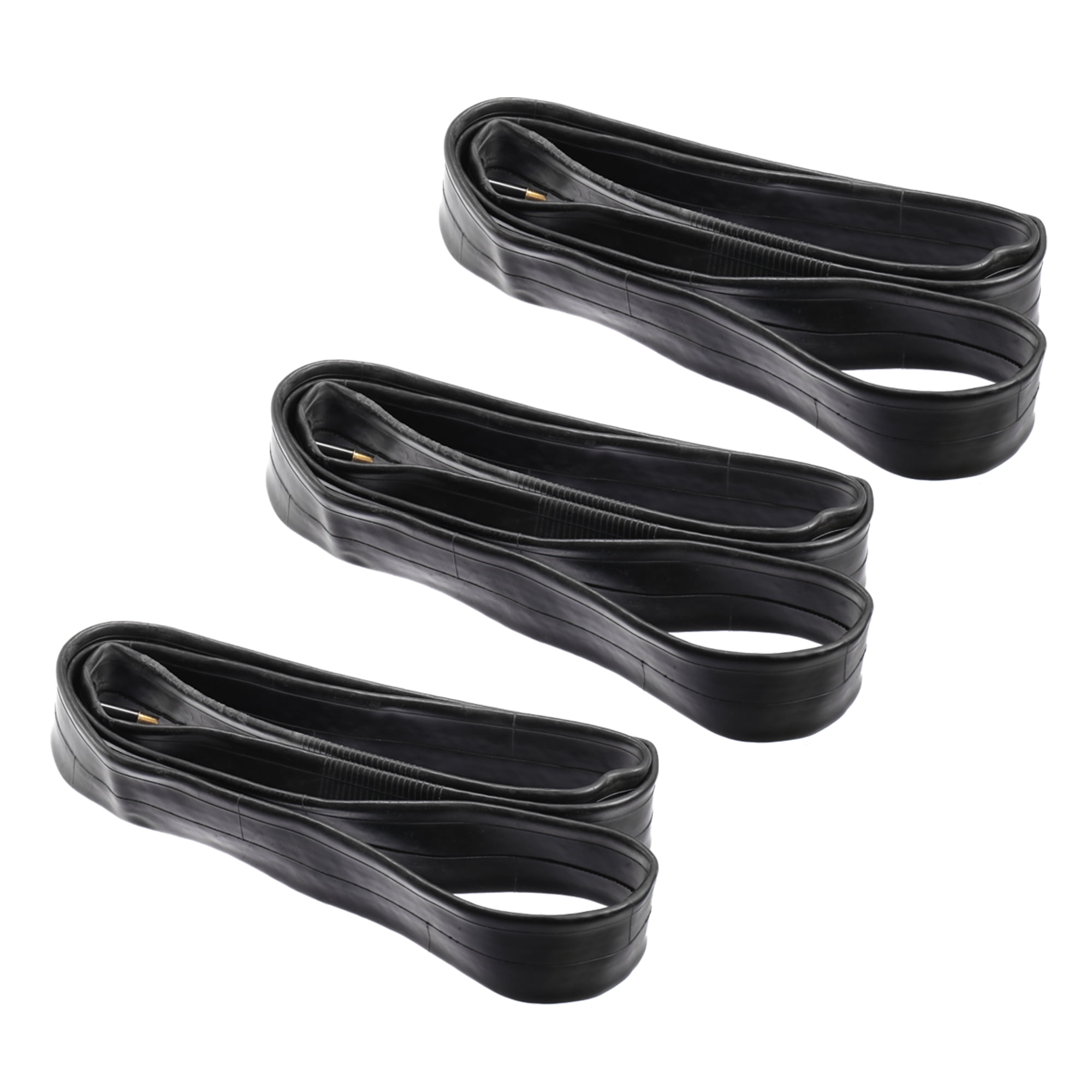 Unique Bargains 3 Pcs 26 inch Bike Inner Tube Rubber 31mm Long Straight ...