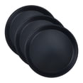 thumbnail image 1 of Unique Bargains 3 Pcs Baking Sheet Round Cake Pans Black 11.0*11.0*1.4in, 1 of 6