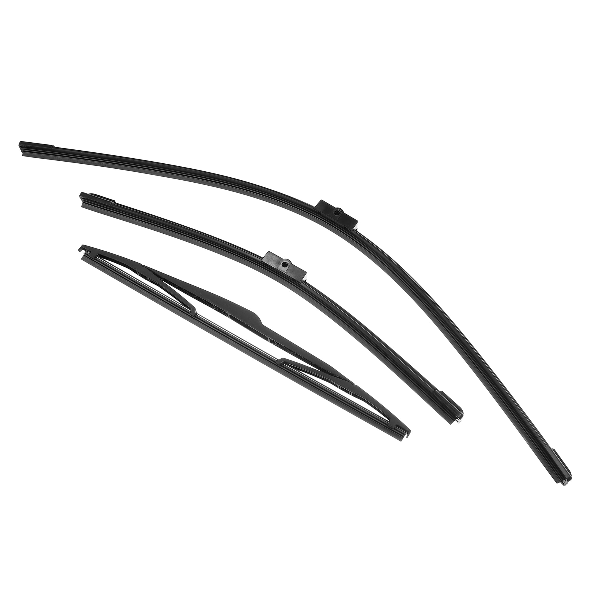 Unique Bargains 3 Pcs Car Front Rear Windscreen Wiper Blades for Ford Focus MK2