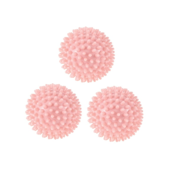 Unique Bargains 3 Pcs Comfortable Massage Ball 2.36"x2.36" Pink