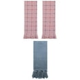 thumbnail image 1 of Unique Bargains 3 Pack Cotton Absorbent Soft Decorative Turkish Bath Towel for Bathroom Blue/Pink 14" x 30"/13" x 29", 1 of 5