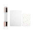thumbnail image 1 of Unique Bargains 3 Pcs Double Head Nail Art Stamp for Nail DIY Clear  Gold Tone, 1 of 6