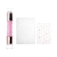 thumbnail image 1 of Unique Bargains 3 Pcs Double Head Nail Art Stamp for Nail DIY Pink Gold Tone, 1 of 6