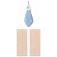 thumbnail image 1 of Unique Bargains 3 Pcs Geometric Soft Hand Towels Brown/Blue-2 13" x 29"/6" x 15", 1 of 4