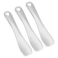 thumbnail image 1 of Unique Bargains 3pcs Makeup Spatula Mini Spoon Eye Cream Massage Sticks Beauty Scoop Heart Shaped 2.36"x0.49" Silver Tone, 1 of 7