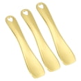 thumbnail image 1 of Unique Bargains 3pcs Makeup Spatula Mini Spoon Eye Cream Massage Sticks Beauty Scoop Heart Shaped 2.36"x0.49" Gold Tone, 1 of 7