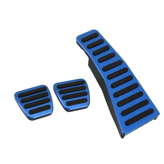 Unique Bargains 3 Pcs Manual Foot Pedal Pads Foot Accelerator Pedal Covers for Honda Civic 2006-2009 Aluminum Alloy Blue