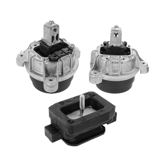 Unique Bargains 3 Pcs No.A4089/A4090/A4091/EM7291 Engine Motor Mount for BMW 520I 2014-2016 Engine Mounts Rear Front Left Front Right