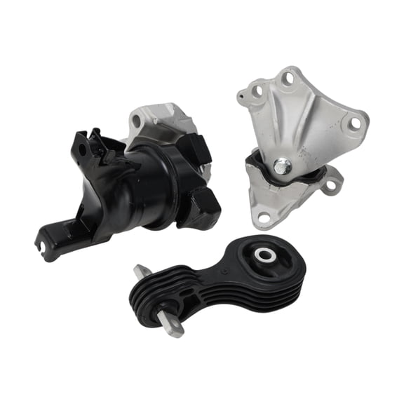 Unique Bargains 3 Pcs No.A65048/A65021/A65087 Engine Motor Mount for Honda Civic 2012-2015 Engine Mounts Front Rear Left