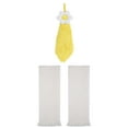 thumbnail image 1 of Unique Bargains 3 Pcs Soft Absorbent Towels Beige/Yellow 13" x 29"/6" x 15", 1 of 5