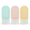 thumbnail image 1 of Unique Bargains 3 Pcs Travel Container Set Portable PP Travel Bottles Set 1.06oz Light Blue Yellow Pink, 1 of 5