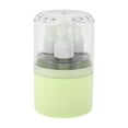 thumbnail image 1 of Unique Bargains 3 Pcs Travel Container Set Portable Travel Bottles Set Green, 1 of 6