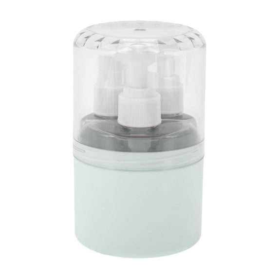 Unique Bargains 3 Pcs Travel Container Set Refillable Travel Bottles Set Blue