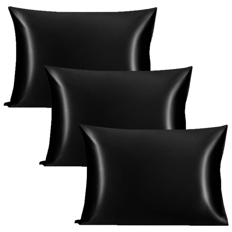 Black standard pillow shams sale