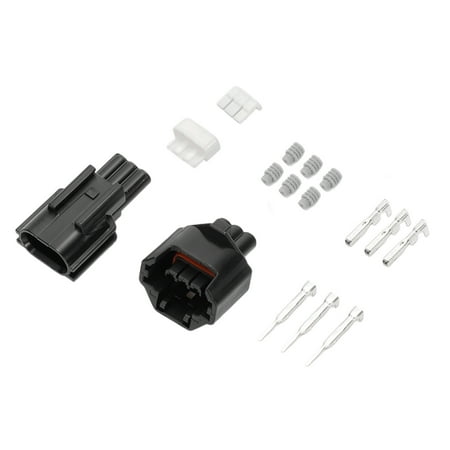 Unique Bargains 3 Pin Air Conditioning Pressure Sensor Waterproof Male Female Wire Terminal Connector for Nissan 1 Set