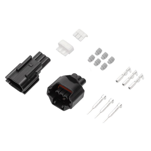 Unique Bargains 3 Pin Air Conditioning Pressure Sensor Waterproof Male Female Wire Terminal Connector for Nissan 1 Set