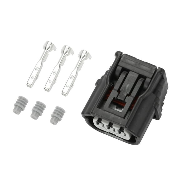 Unique Bargains 3 Pin Fog Light Assembly Connector Plug Female Wire Terminal Connector for Honda for Acura 1 Set